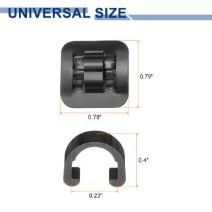 uxcell 4個セット 自転車用Cクリップク...の詳細画像2