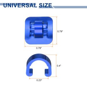 uxcell 4個セット 自転車用Cクリップク...の詳細画像2