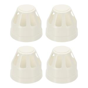 PATIKIL 換気口 換気カバー PVC 煙 突ピークキャップ エアベントプロテクター 排水ポンプパイプ 配管保護 排水口に物が落ちるのを防ぎ用 4