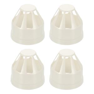 PATIKIL 換気口 換気カバー PVC 煙 突ピークキャップ エアベントプロテクター 排水ポンプパイプ 配管保護 排水口に物が落ちるのを防ぎ用 4