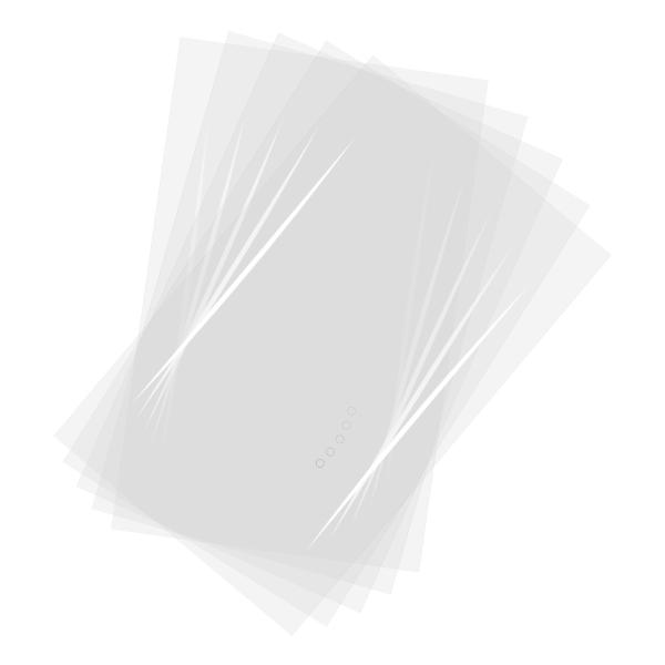 uxcell 20枚入り熱収縮梱包バッグ 50cm x 80cm POF透明熱収縮フィルム ギフトバ...