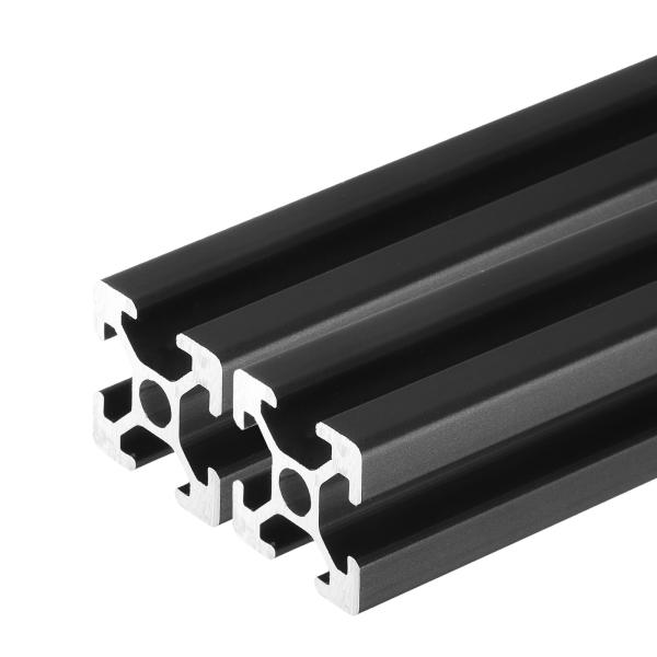 uxcell 2 個 t Slot 2020アルミニウム押出プロファイル100mm 4インチ ヨーロ...