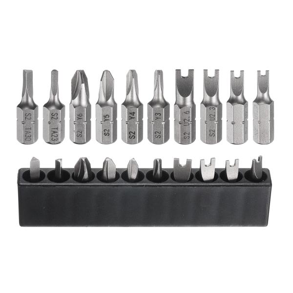 uxcell 10個セット U字型Y字型三角形ドライバービットセットU1.7-U 2.6TA23-T...