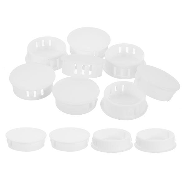 uxcell 12個35mm（1-3/8インチ）ナイロンホールプラグ フラッシュタイプパネルラウンド...