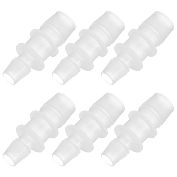 PATIKIL 2/5" から 5/9" 6 個 プラスチックホースバーブ継手 リデューサーチューブ...