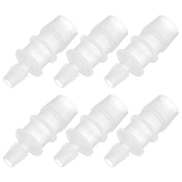 PATIKIL 1/3" から 5/8" 6 個 プラスチックホースバーブ継手 リデューサーチューブ...