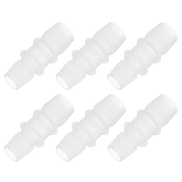 PATIKIL 1/2" から 5/8" 6 個 プラスチックホースバーブ継手 リデューサーチューブ...