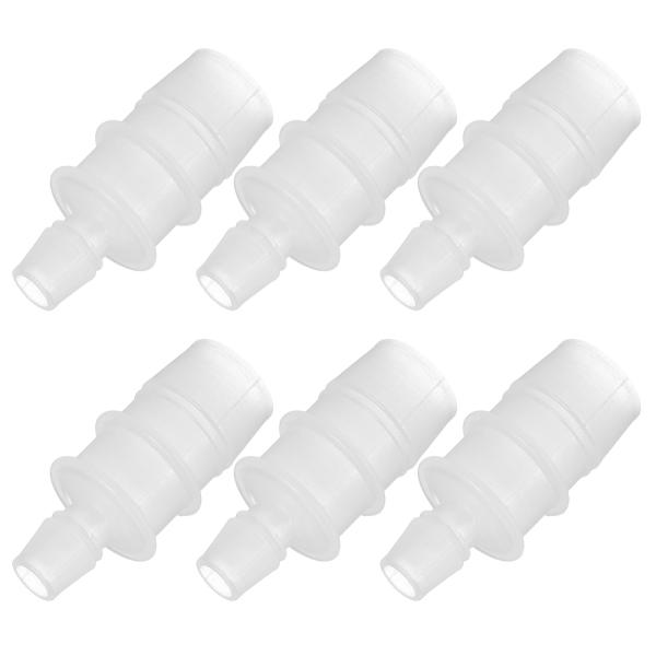 PATIKIL 2/5" から 7/9" 6 個 プラスチックホースバーブ継手 リデューサーチューブ...