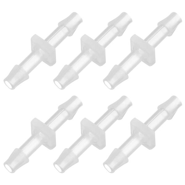 PATIKIL 1/9" - 1/6" 6個 プラスチックホースバーブ継手 リデューサーチューブ継手...