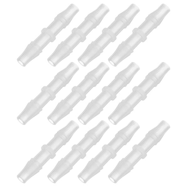 PATIKIL 1/8" - 1/5" 12個 プラスチックホースバーブ継手 リデューサーチューブ継...