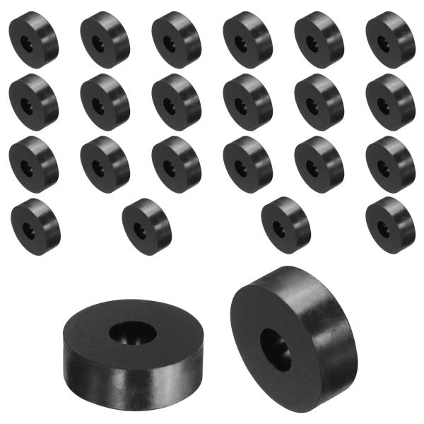 uxcell 24個のゴムスペーサー30mm OD x 10mm ID x 10mm 高さ ラウンド...