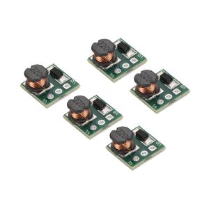 uxcell DC-DCブーストコンバーター電圧レギュレーターステップアップモジュールミニモジュール0.9-5Vから5V 0.48A電源調整電力変圧器