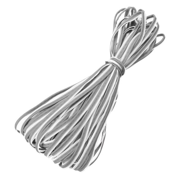 PATIKIL 反射パイピング生地ストリップ25ヤード/23メートル エッジングブレードトリム縫い付...