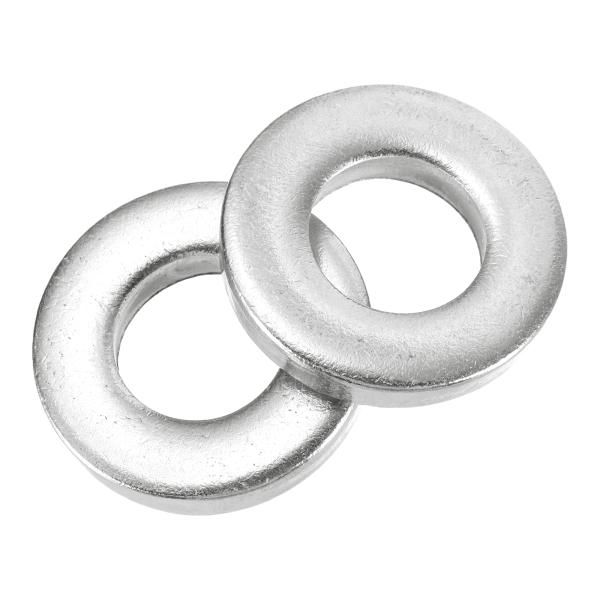 uxcell 2個M24 304ステンレス鋼フラットワッシャープレ ーンワッシャー24mm ID 5...