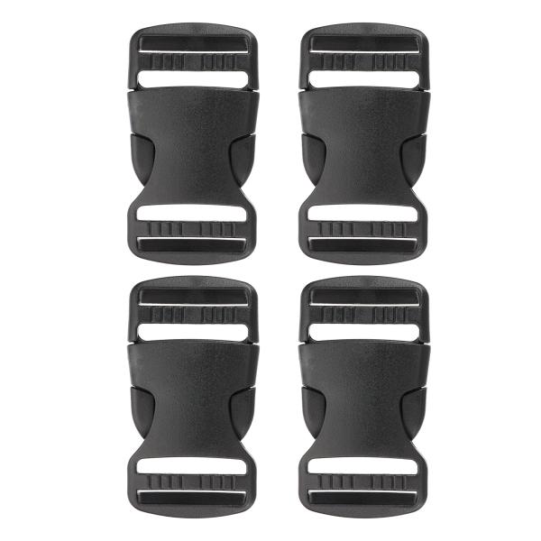 uxcell クイックサイドリリースバックル32mm / 1-1/4" デュアルアジャスタブルノーソ...