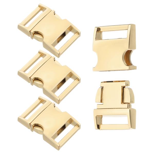 PATIKIL クイックサイドリリースバックル0.8" 4個金属バックル交換用ノーソーイングスナップ...