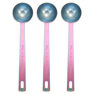uxcell 3個単位 計量スプーン1大さじ（3小さじ 15ml）ティースプーン/テーブルスプーン304ステンレス鋼単一 小さな角形ボウル計量スプーン