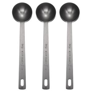 uxcell 3個単位 計量スプーン1大さじ（3小さじ 15ml）ティースプーン/テーブルスプーン304ステンレス鋼単一 小さな角形ボウル計量スプーン