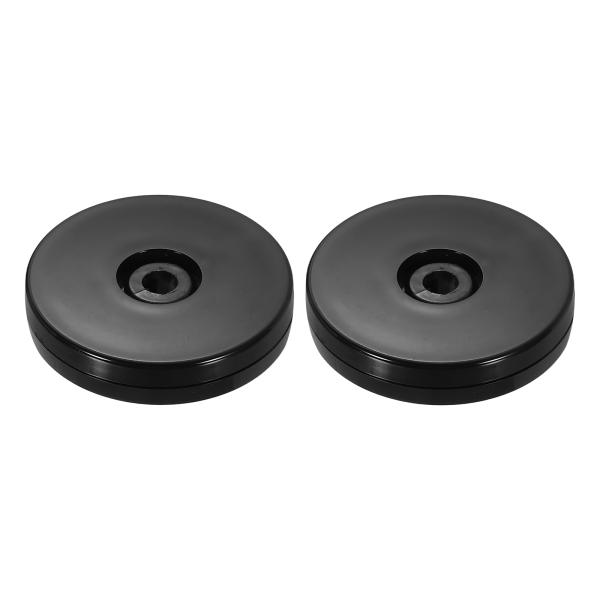 uxcell 2パック アクリル製レイジースーザン回転台 直径2.5" スピナーレイジーサスターン台...