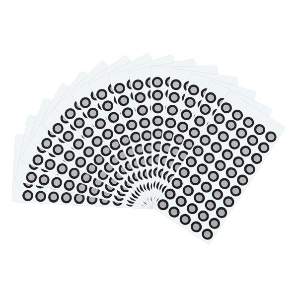 uxcell 1200個 3Dスキャナーマーカー6mm高反射3Dスキャニングドット3Dトラッキングド...