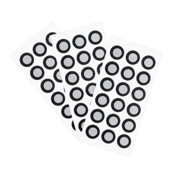 uxcell 50個 3Dスキャナーマーカー12mmハイリフレクティブ3Dスキャニングドット3Dトラ...
