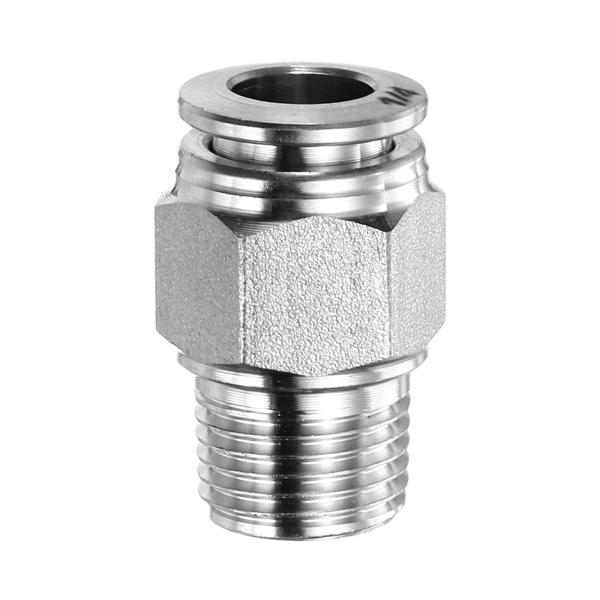 uxcell プッシュ・トゥ・コネクト・フィッティング 1/4" チューブ OD x 1/8" N ...