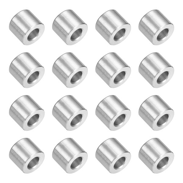 uxcell 16個304ステンレススペーサー1/2" OD x 1/4" ID x 7/16" 長...