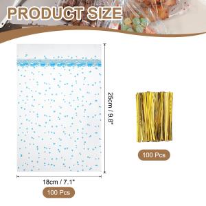 uxcell 100枚 クリア お菓子 バッグ...の詳細画像2
