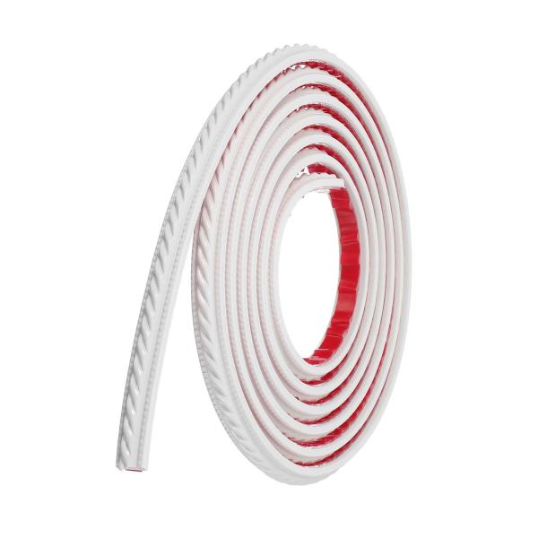 uxcell 3.3フィート x 0.59インチ 壁用ピールアンドスティックモールディングトリム、柔...