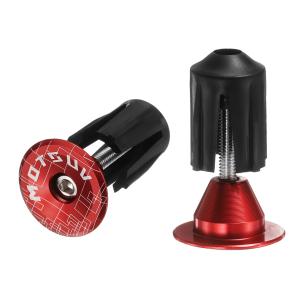 uxcell バーエンドプラグ アルミハンドルバーエンドキャップ バイクプラグ 0.7oz 拡張ロック MTB ロード BMX フィックスドギアバイク