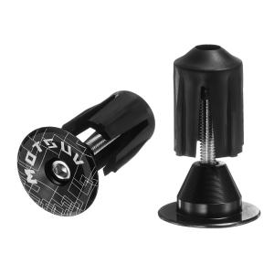 uxcell バーエンドプラグ アルミハンドルバーエンドキャップ バイクプラグ 0.7oz 拡張ロック MTB ロード BMX フィックスドギアバイク
