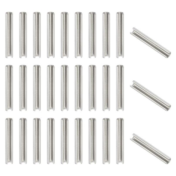 PATIKIL スロット付きスプリングピン、50個 1/8インチ x 3/4インチ (3.2mm x...