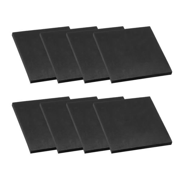 PATIKIL ゴム製 ソリッドアンチバイブレーションパッド 8個 80mm x 8mm厚 ゴム製ス...