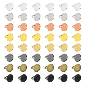 uxcell 80個 メタルリングベース空白 2...の商品画像