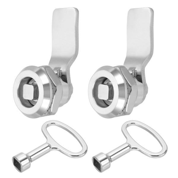 PATIKIL チューブ ラー カム ロック 2個セット 5/7インチ(18mm) シリンダー 30...
