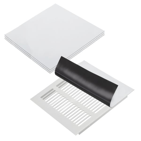 PATIKIL 25.4cm角 磁気ベントカバー 4枚セット 床・壁用 空調・暖炉・RV用 ホワイト