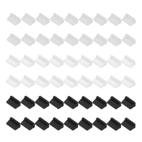 PATIKIL 0.5"U S B タイプ Aダストプラグ 60個 アンチダストプラグカバーシリコン...
