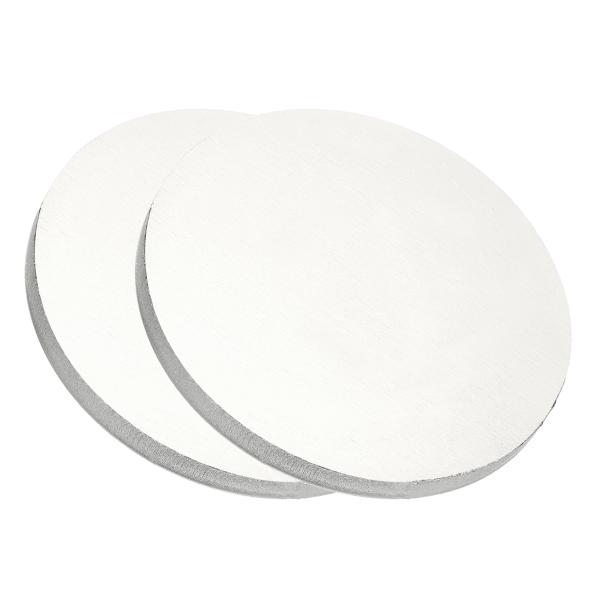 PATIKIL 2枚 1060アルミシートとプレート 直径80mm / 厚さ3.15mm 1/4"（...