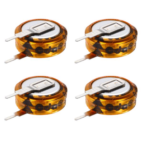 uxcell スーパーキャパシタ5.5V0.47FV型ボタンキャパシタ高電力低抵抗高安定性電子玩具A...