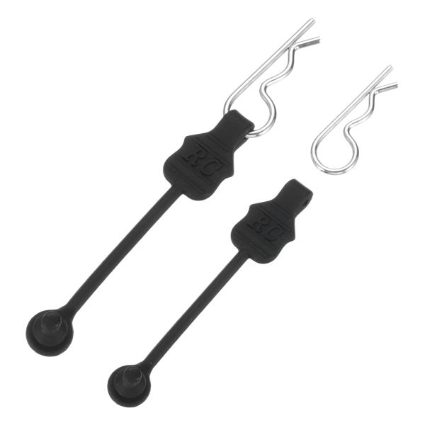 uxcell 2個 ボディクリップリテーナー 1.2mmロッドRCクリップスプリングRピン すべて ...