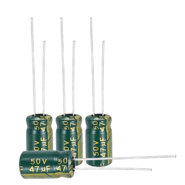 uxcell 100個 セット 電解 コンデンサー 高周波 47μF 50V アルミニウム ラジアル...