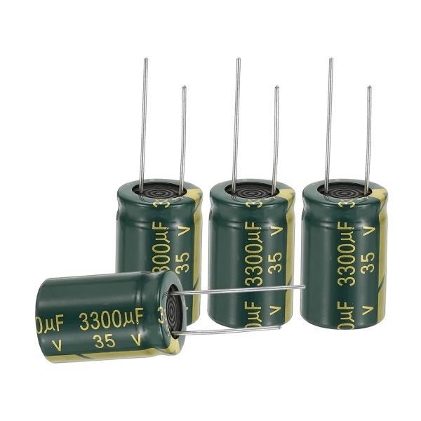 uxcell 24個の高周波電解コンデンサー3300UF 35V、アルミラジアルリード16 x 25...