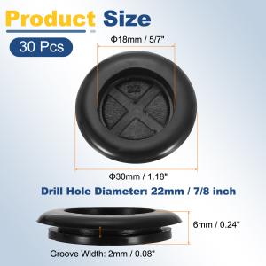 PATIKIL 7/8(22mm)穴用 5/7...の詳細画像2