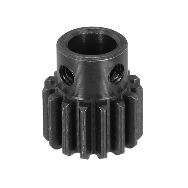 uxcell 1個 1M 15T スチールモーターピニオンギア、RCモーター用ギア 8mmシャフトボ...