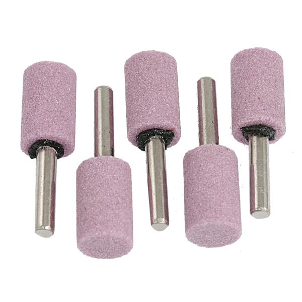 uxcell 軸付き砥石 研磨 ルーター マウントポイント 16mm モーブ シルバートーン グラベ...