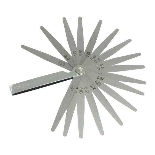 uxcell 隙間ゲージ シックネスゲージ フィーラ―ゲージ 測定工具 メトリックギャップ シルバー...