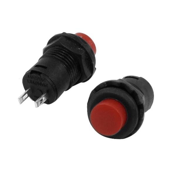 uxcell プッシュボタンスイッチ オン/オフスイッチ AC125V 3A 250V 1.5A S...