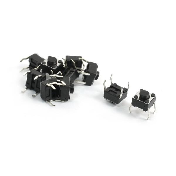 uxcell タクトスイッチ マイクロPCBタクトタクティールスイッチ 6mm x 6mm x 5m...