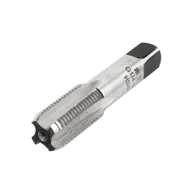 uxcell 管用ダップ プラグタップ ネジ切りタップ パイプタップ ネジ山作成 HSS材料 4スト...