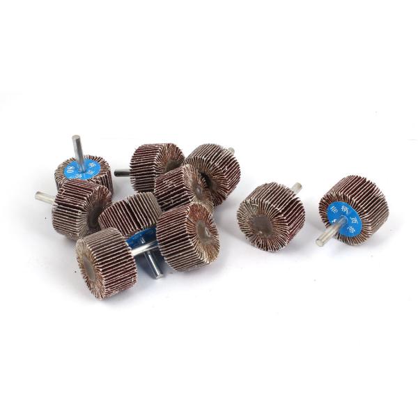 uxcell フラップホイール フラップホイールディスク研削 研磨ツール 10個 80グリット 6m...